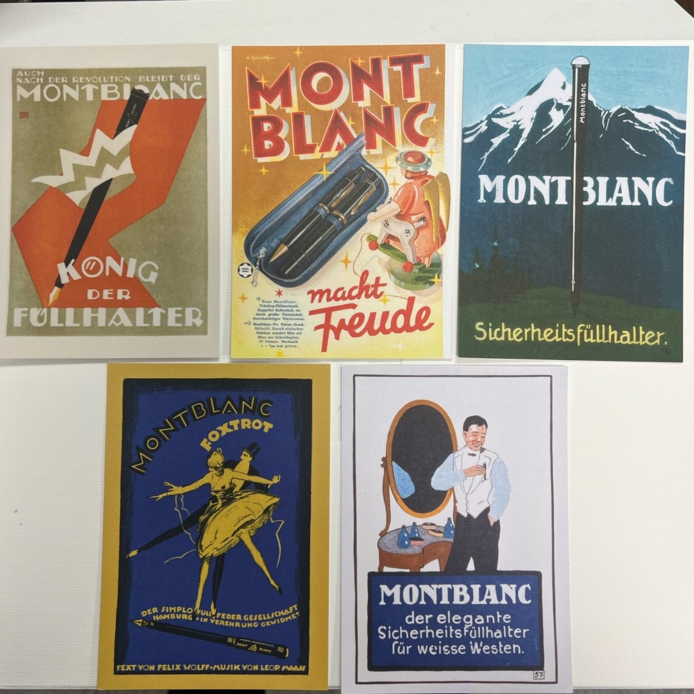 MONTBLANC postcards